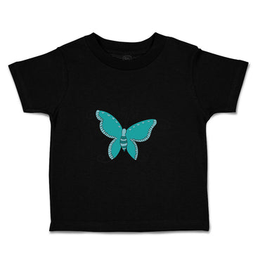 Toddler Clothes Butterfly Blue Toddler Shirt Baby Clothes Cotton