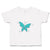 Toddler Clothes Butterfly Blue Toddler Shirt Baby Clothes Cotton