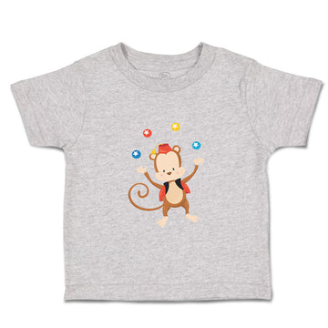 Toddler Clothes Monkey Juggler Zoo Funny Toddler Shirt Baby Clothes Cotton
