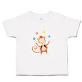 Toddler Clothes Monkey Juggler Zoo Funny Toddler Shirt Baby Clothes Cotton