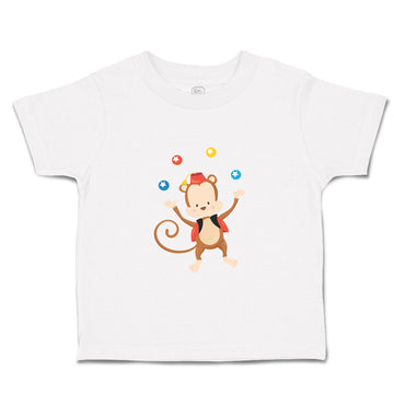 Toddler Clothes Monkey Juggler Zoo Funny Toddler Shirt Baby Clothes Cotton