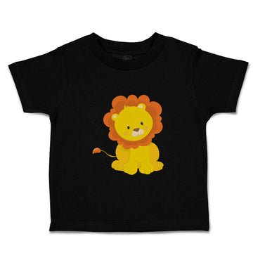 Toddler Clothes Lion Sits Zoo Funny Toddler Shirt Baby Clothes Cotton