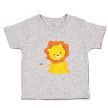 Toddler Clothes Lion Sits Zoo Funny Toddler Shirt Baby Clothes Cotton
