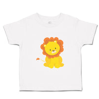 Toddler Clothes Lion Sits Zoo Funny Toddler Shirt Baby Clothes Cotton