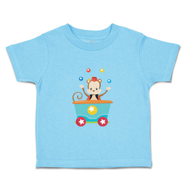 Toddler Clothes Monkey Train Zoo Funny Toddler Shirt Baby Clothes Cotton