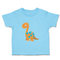 Toddler Clothes Baby Dino Orange Dinosaurs Dino Trex Toddler Shirt Cotton