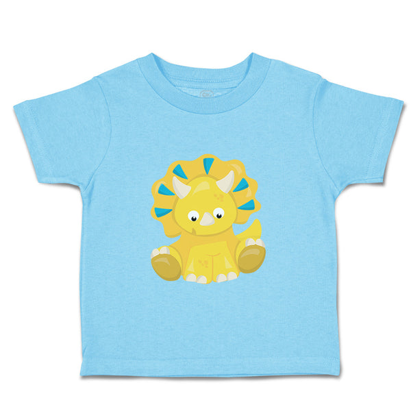 Toddler Clothes Baby Dino Blue Yellow Dinosaurs Dino Trex Toddler Shirt Cotton