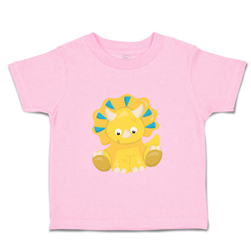 Toddler Clothes Baby Dino Blue Yellow Dinosaurs Dino Trex Toddler Shirt Cotton