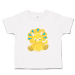 Toddler Clothes Baby Dino Blue Yellow Dinosaurs Dino Trex Toddler Shirt Cotton