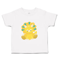 Toddler Clothes Baby Dino Blue Yellow Dinosaurs Dino Trex Toddler Shirt Cotton