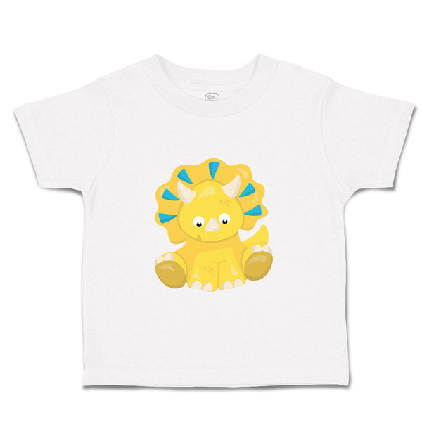 Toddler Clothes Baby Dino Blue Yellow Dinosaurs Dino Trex Toddler Shirt Cotton
