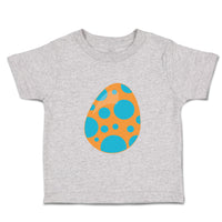 Toddler Clothes Orange Dino Egg Dinosaurs Dino Trex Toddler Shirt Cotton