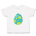 Toddler Clothes Blue Dino Egg Dinosaurs Dino Trex Toddler Shirt Cotton