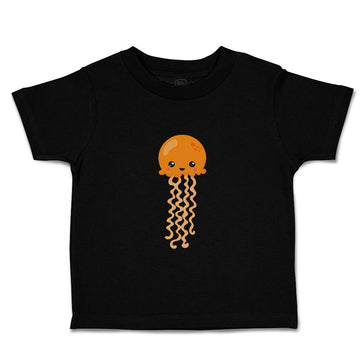 Toddler Clothes Orange Jellyfish Ocean Sea Life Toddler Shirt Cotton