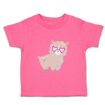 Toddler Girl Clothes Llama Glasses Zoo Funny Toddler Shirt Baby Clothes Cotton