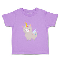 Toddler Girl Clothes Llama Unicorn Zoo Funny Toddler Shirt Baby Clothes Cotton
