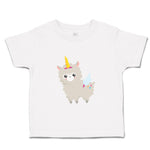 Toddler Girl Clothes Llama Unicorn Zoo Funny Toddler Shirt Baby Clothes Cotton