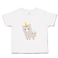 Toddler Girl Clothes Llama Unicorn Zoo Funny Toddler Shirt Baby Clothes Cotton