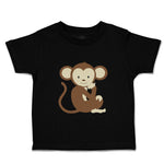 Toddler Clothes Monkey Sits Safari Toddler Shirt Baby Clothes Cotton