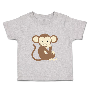 Toddler Clothes Monkey Sits Safari Toddler Shirt Baby Clothes Cotton