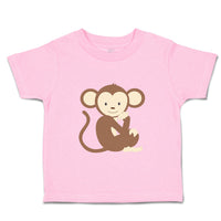 Toddler Clothes Monkey Sits Safari Toddler Shirt Baby Clothes Cotton