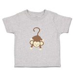 Toddler Clothes Monkey Hangs Safari Toddler Shirt Baby Clothes Cotton