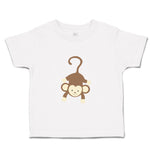 Toddler Clothes Monkey Hangs Safari Toddler Shirt Baby Clothes Cotton