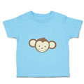 Toddler Clothes Monkey Face Safari Toddler Shirt Baby Clothes Cotton