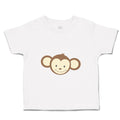 Toddler Clothes Monkey Face Safari Toddler Shirt Baby Clothes Cotton