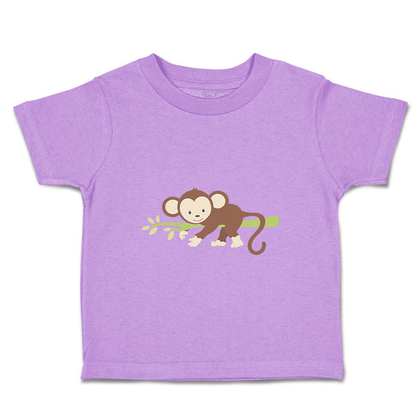 Toddler Clothes Monkey Palm Leaf Safari Toddler Shirt Baby Clothes Cotton