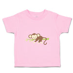 Toddler Clothes Monkey Palm Leaf Safari Toddler Shirt Baby Clothes Cotton