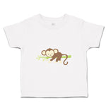 Toddler Clothes Monkey Palm Leaf Safari Toddler Shirt Baby Clothes Cotton