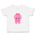 Toddler Girl Clothes Pink Octopus Ocean Sea Life Toddler Shirt Cotton