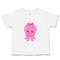 Toddler Girl Clothes Pink Octopus Ocean Sea Life Toddler Shirt Cotton