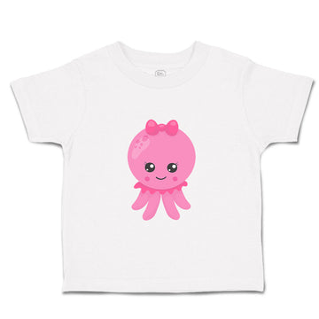 Toddler Girl Clothes Pink Octopus Ocean Sea Life Toddler Shirt Cotton