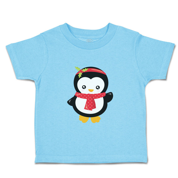 Toddler Clothes Penguin Red Scarf Toddler Shirt Baby Clothes Cotton