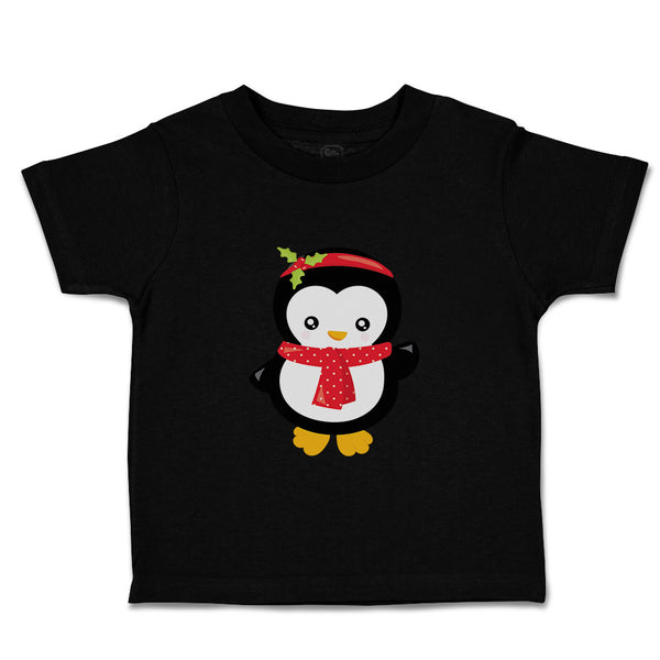 Toddler Clothes Penguin Red Scarf Toddler Shirt Baby Clothes Cotton
