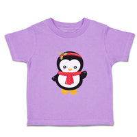 Toddler Clothes Penguin Red Scarf Toddler Shirt Baby Clothes Cotton