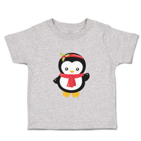 Toddler Clothes Penguin Red Scarf Toddler Shirt Baby Clothes Cotton