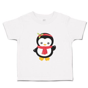 Toddler Clothes Penguin Red Scarf Toddler Shirt Baby Clothes Cotton