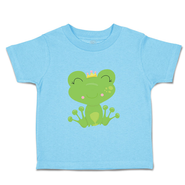 Toddler Clothes Princess Frog Closes Eyes Funny Toddler Shirt Cotton