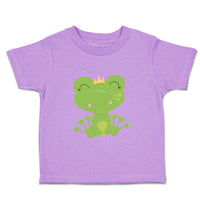 Toddler Clothes Princess Frog Closes Eyes Funny Toddler Shirt Cotton