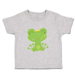 Toddler Clothes Princess Frog Closes Eyes Funny Toddler Shirt Cotton