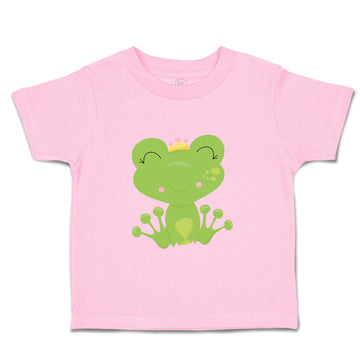 Toddler Clothes Princess Frog Closes Eyes Funny Toddler Shirt Cotton