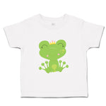 Toddler Clothes Princess Frog Closes Eyes Funny Toddler Shirt Cotton