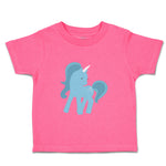 Toddler Girl Clothes Unicorn Blue Toddler Shirt Baby Clothes Cotton