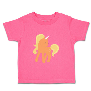 Toddler Girl Clothes Unicorn Orange Toddler Shirt Baby Clothes Cotton