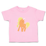 Toddler Girl Clothes Unicorn Orange Toddler Shirt Baby Clothes Cotton