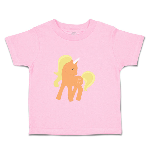 Toddler Girl Clothes Unicorn Orange Toddler Shirt Baby Clothes Cotton