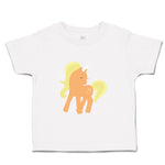 Toddler Girl Clothes Unicorn Orange Toddler Shirt Baby Clothes Cotton